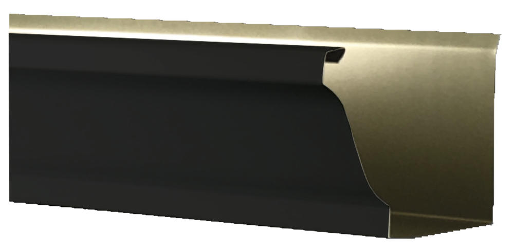 5 in. x 16 ft. White K-Style Aluminum Gutter 5 in. x 16 ft. White K-Style Aluminum Gutter