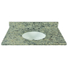 Tuscany® 37"W x 22"D Sante Cecilia Granite Vanity Top with Oval Undermount Bowl - 2 CM