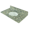 Tuscany® 37"W x 22"D Sante Cecilia Granite Vanity Top with Oval Undermount Bowl - 2 CM
