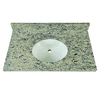 Tuscany® 37"W x 22"D Sante Cecilia Granite Vanity Top with Oval Undermount Bowl - 2 CM