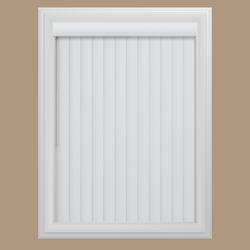 Bali® 3-1/2" Niagra White Room Darkening Vinyl Vertical Blind 104"W x 84"L