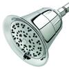 Sprite Showers® 5-Spray Setting Chrome Filtered Fixed Mount Showerhead