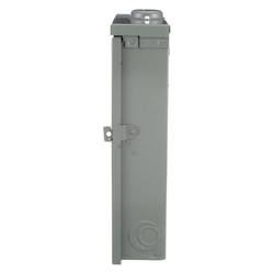 Square D Homeline 125 Amp Outdoor Load Center - 12-Space 24-Circuit Main Breaker Panel With Plug-on Neutral