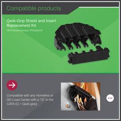 Square D® Qwik-Grip Shield and Insert Replacement Kit at