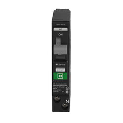 Square D QO 15-Amp 1-Pole Plug-On Neutral Combination Arc Fault