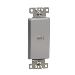 Square D X Series 1-Gang Ethernet Cable Specialty Wall Plate - Matte ...