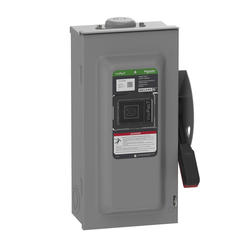 Square D® 100-Amp 600-Volt 3-Pole Non-Fusible Outdoor Heavy-Duty
