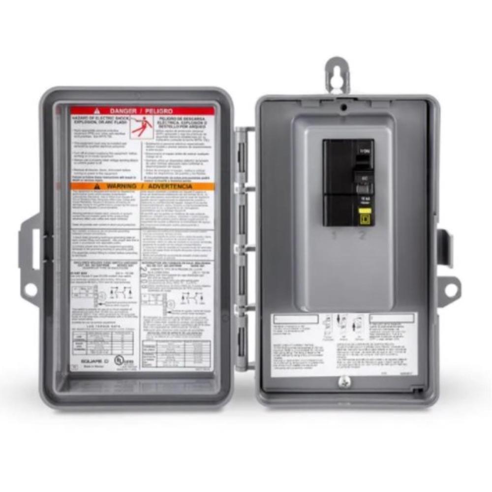 Square D QO 50 Amp 2-Space 4-Circuit Spa Panel Main Lug Load Center