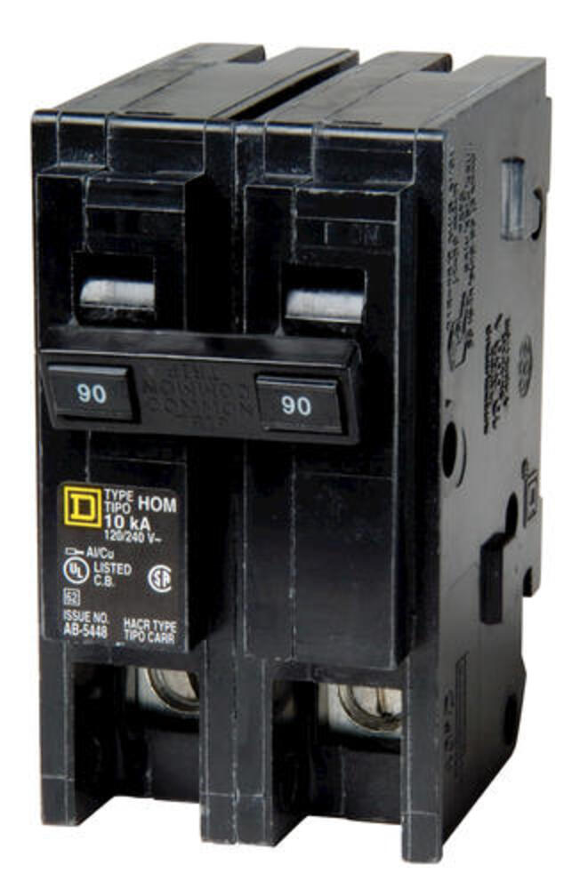Square D Homeline 90 Amp 2-Pole Circuit Breaker