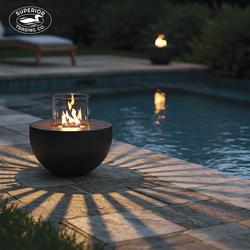 アロマ酸素バー台付き Superior Trading Co.® Table-Top Fireplace Citronella Fuel Gel at