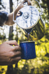 Danner Enamelware 12oz Mug - Blue