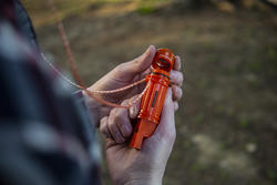 5-In-1 Survival Whistle with Compass and Waterproof Container - Camping  Tools Supplies