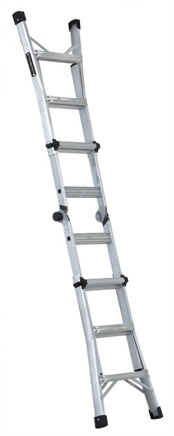 Louisville L-2032-03 Aluminum Sawhorse Ladder – 34" Wide X 37" High, Silver, Heavy-Duty Work Stand