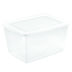 Sterilite® 58-Quart Clear Storage Tote at Menards®