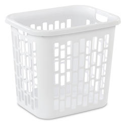 Rubbermaid FG2656TPWHT 2.2 Bushel White Laundry Hamper