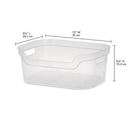 Sterilite® Hinged Lid 48-Quart Clear Holiday Ornament Box at Menards®