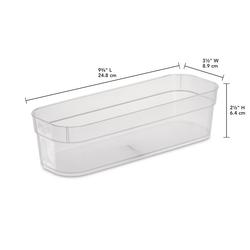 Sterilite 1328 - Narrow Storage Bin Clear 13288608