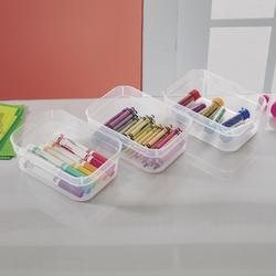 Sterilite® Stack & Carry Clear 3-Layer Handle Box & Tray at Menards®