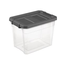 Edge Plastics 30-Gallon Gray Storage Tote at Menards®