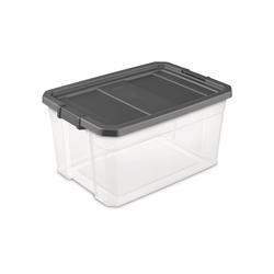 Sterilite® 76-Quart Clear Stacker Storage Box at Menards®