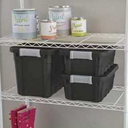 Sterilite® Latch 45-Gallon Flat Gray Storage Tote at Menards®