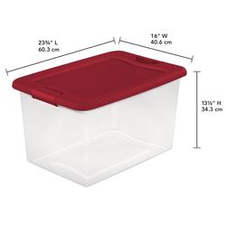 64 gallon storage discount tote