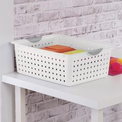 Sterilite 1624 - Medium Ultra™ Basket White 16248006