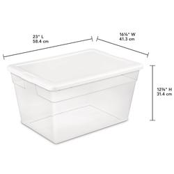 Sterilite 56 Quart / 53 Liter Storage Box