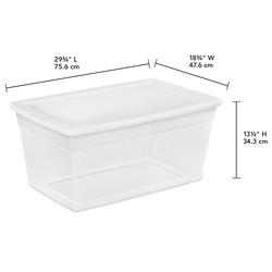 Sterilite® 90-Quart Clear Storage Box at Menards®