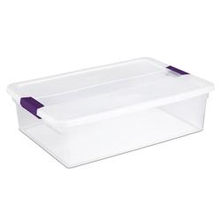 Sterilite® ClearView Latch™ 32-Quart Storage Tote with Latching Lid at  Menards®