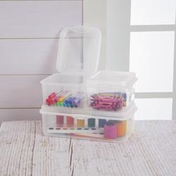 Sterilite® Flip Top 2-1/2-Quart Clear Storage Bin at Menards®