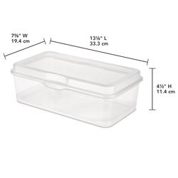 Sterilite Tall Storage Bin - Clear - Grange Co-op