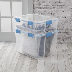 Sterilite® 37-Quart Clear Gasketed Storage Box at Menards®