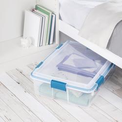 Sterilite® Gasket 54-Quart Clear Storage Tote at Menards®