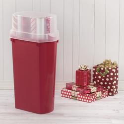 Rubbermaid gift wrapping tote with wrap