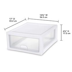 Sterilite® 16-Quart Clear Storage Box at Menards®