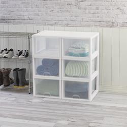 Designer's Image™ 24W x 15-3/4H White 2-Drawer Stackable Organizer at  Menards®