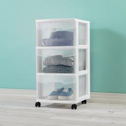 Sterilite® Wide 3-Drawer Storage Cart at Menards®