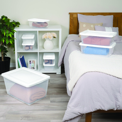 Sterilite® 58-Quart Clear Storage Tote at Menards®