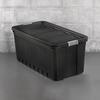 Sterilite® 50-Gallon Black Latching Stacker Storage Tote