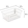 Sterilite® Deep White Storage Basket