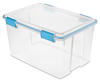 Sterilite® 54-Quart Clear Gasketed Storage Tote