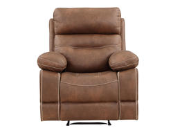 Stamford Leather Recliner Chair - Aged Brown – Greenslades Furniture