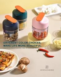 Mini Electric Chopper - Multifunctional Kitchen Tool - 3 Colors Available -  ApolloBox