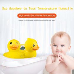 Cute Bear Room Baby Nursery Thermometer Card & Duck Baby Bath Thermometer  Card Pack