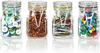 Glass Clamp Jars - 4 Pack