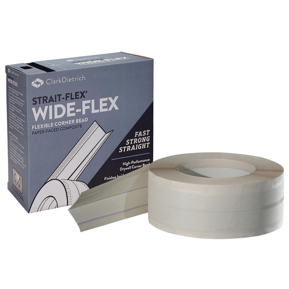4 in. x 100 ft. Wide-Flex Flexible Paper Corner Bead (Case of 7) 4 in. x 100 ft. Wide-Flex Flexible Paper Corner Bead (Case of 7)