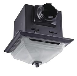 Tuscany® Matte Black 110CFM Ceiling Exhaust Bath Fan with LED Light at ...