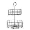 Interior Innovations 2-Tier Wire Stand Basket and Organizer