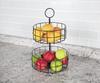 Interior Innovations 2-Tier Wire Stand Basket and Organizer